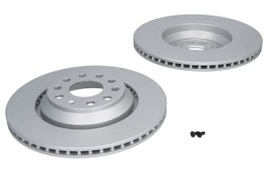 Set discuri frana (2 buc.) Spate Dreapta/Stanga potrivit AUDI A3, Q2, Q3, TT; CUPRA ATECA, FORMENTOR, LEON, LEON SPORTSTOURER; SEAT LEON, LEON SC, LEON SPORTSTOURER 1.0-3.6 07.03- - Img 1