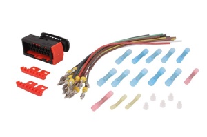 Set reparatie cabluri rezistenta de incalzire (200mm, numar pini: 15) potrivit OPEL VIVARO potrivit OPEL VIVARO A; RENAULT CLIO II, KANGOO, KANGOO EXPRESS, MEGANE I 1.2-3.0 01.96- - Img 1