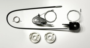 Set reparatie Ghidaj rola usa glisanta Stanga potrivit VW TRANSPORTER T5, TRANSPORTER T6, TRANSPORTER T6 / CARAVELLE T 2003-2024 - (Cabluri)