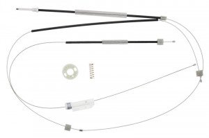 Set reparatie macara geam Fata Dreapta/Stanga potrivit MERCEDES CLS (C219) 2004-2010 - (Cabluri)