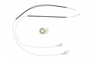 Set reparatie macara geam Fata Stanga potrivit NISSAN TERRANO II 1992-2007 - (Cabluri)