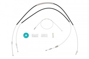 Set reparatie macara geam spate stanga potrivit FORD GALAXY I; SEAT ALHAMBRA; VW SHARAN 1995-2010 - (set)