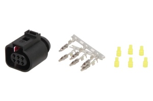 Stecher, numar pini: 6, Kit reparare, potrivit AUDI; HYUNDAI; KIA; SEAT; SKODA; VW potrivit AUDI A4 B5, A4 B6; VW GOLF IV 11.94-12.04 - Img 1