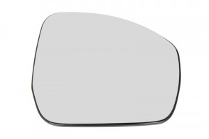 Sticla oglinda dreapta potrivit LAND ROVER DISCOVERY IV, DISCOVERY SPORT dupa 2013 - incalzita, crom