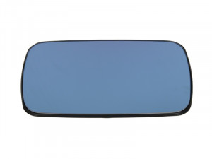 Sticla oglinda exterioara Stanga potrivit BMW 3 (E36), 3 (E46), 5 (E34) 1987-2007 - (plat, albastru)