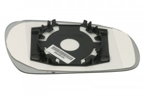 Sticla oglinda exterioara Stanga potrivit VW FOX 2005-2011 - (plat) - Img 2