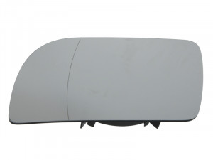 Sticla oglinda exterioara Stanga potrivit VW POLO, POLO IV dupa 2001 - (asferica, incalzita)