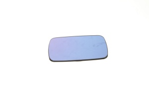 Sticla oglinda laterala Stanga potrivit BMW 3 (E36), 3 (E46) 1994-2007 - (plat, incalzita, albastru)