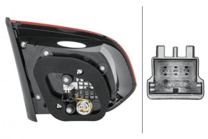 Stop lampa spate Dreapta (partea interioara, LED/W16W) potrivit VW GOLF VI 10.08-05.16 - Img 2