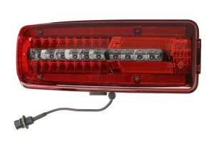 Stop spate dreapta (LED, 24V, cu intermitent, cu lumina de ceata, lumina de marșarier, cu lumina stop, lumini parcare, reflector, lumina laterala) potrivit MAN TGX I 01.14-09.21 - Img 1