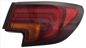 Stop spate dreapta potrivit Opel ASTRA K Hatchback 2015-2019 - exterior, LED, culoare semnalizator portocaliu - Img 2