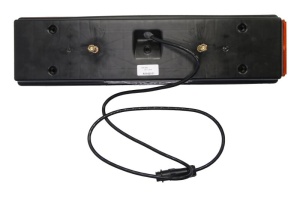 Stop spate stanga (24V, cu intermitent, cu far de ceață, lumina de marșarier, cu stop, lumină de parcare, cu iluminare placuta, lungime cablu: 1,2m) potrivit MERCEDES MK 07.87-09.96 - Img 2