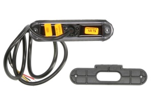 Stop spate stanga/dreapta (LED, 12/24V, cu intermitent, cu stop, lumina de parcare, fara proiector, lungime cablu: 1m, numar conexiuni: 4) - Img 2