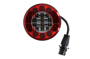 Stop spate stanga/dreapta (LED, 12/24V, cu lumina de ceata, lumina de marșarier, fara proiector, lungime cablu: 0,2m, conector: AMP DIN 7PIN Bayonet) - Img 1
