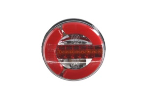 Stop spate stanga/dreapta W153DD (LED, 12/24V, cu intermitent, cu stop, lumina de parcare, fara proiector, indicator dinamic, conector: WAS 5) - Img 1