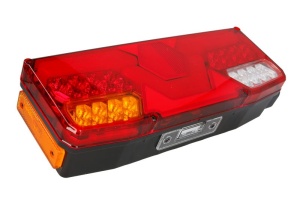 Stop spate stanga (LED, 12/24V, cu intermitent, cu far ceață, lumina de marșarier, cu stop, lumină de parcare, cu iluminare placuta, reflector conector: Side AMP 7PIN Bayonet, 350x131x81) - Img 3