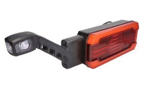 Stop spate stanga (LED, 12/24V, cu intermitent, cu far de ceață, lumina de marșarier, cu stop, lumină de parcare, cu iluminare placuta, reflector, cu lampă cu braț prelungitor, lungime cablu: 2m) - Img 3
