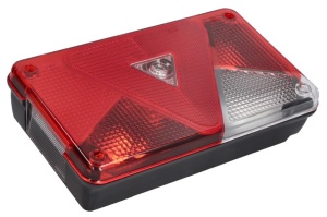 Stop spate stanga MULTIPOINT V (P21/5W/P21W/PY21W/R10W, 12V, cu intermitent, cu far de ceață, lumina de marșarier, cu stop, lumină de parcare, reflector triunghiular, grommet) - Img 3