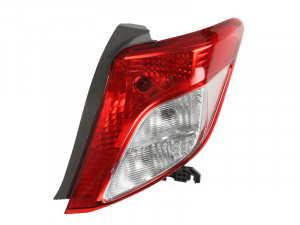 Stop tripla lampa spate dreapta potrivit TOYOTA YARIS HATCHBACK 2010-2014 - (Semnalizator alb, culoare sticla: rosu) - Img 2