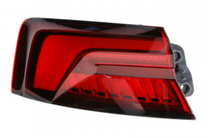 Stop tripla lampa spate stanga potrivit AUDI A5 dupa 2016 - (interior, LED, culoare sticla fumuriu, carcasa neagra)