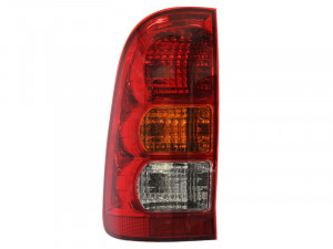 Stop tripla lampa spate stanga potrivit TOYOTA HILUX PICK-UP 2004-2011 - (Semnalizator portocaliu, culoare sticla: rosu)