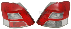 Stop tripla lampa spate stanga potrivit TOYOTA YARIS HATCHBACK 2005-2010 - (Semnalizator alb, culoare sticla: rosu)