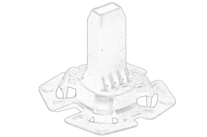 Suport radiator potrivit BMW 7 (G11, G12), X3 (F25), X3 (G01), X3 (G01, F97, G08), X4 (F26), X4 (G02, F98) 2.0D/2.0DH 09.10- - Img 1