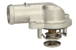 Termostat lichid racire (87°C, in carcasa) potrivit AUDI A8 D4; VW CALIFORNIA T5 CAMPER, MULTIVAN T5, TOUAREG, TRANSPORTER T5 2.5D/3.0D/3.2 10.02-01.18 - Img 1