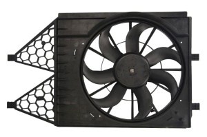 Ventilator radiator (cu carcasa) potrivit AUDI A1; SEAT IBIZA IV, IBIZA IV SC, IBIZA IV ST; SKODA FABIA II, FABIA III, RAPID, ROOMSTER, ROOMSTER PRAKTIK; VW POLO, POLO IV 1.0-1.9D 09.02- - Img 1