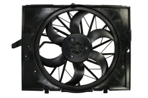 Ventilator radiator (cu carcasa) potrivit BMW 5 (E60), 5 (E61), 6 (E63), 6 (E64) 2.0-4.4 09.03-12.10 - Img 1