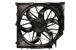 Ventilator radiator (cu carcasa) potrivit BMW X3 (E83) 2.0-3.0 09.03-12.11 - Img 1