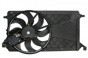Ventilator radiator (cu carcasa) potrivit FORD C-MAX, FOCUS C-MAX, FOCUS II; MAZDA 3 1.4-2.3 10.03-09.12 - Img 2