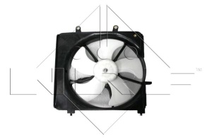 Ventilator radiator (cu carcasa) potrivit HONDA JAZZ II 1.2/1.3 03.02-07.08 - Img 4