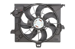Ventilator radiator (cu carcasa) potrivit HYUNDAI ACCENT IV, I20 I 1.1D/1.4D/1.6D 09.08-12.17 - Img 2