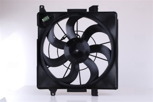 Ventilator radiator (cu carcasa) potrivit HYUNDAI IX35; KIA SPORTAGE III 2.0D 08.09-12.16 - Img 2