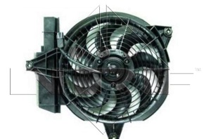 Ventilator radiator (cu carcasa) potrivit HYUNDAI SANTA FÉ I 2.0-2.7 02.01-03.06 - Img 3
