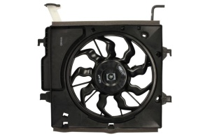Ventilator radiator (cu carcasa) potrivit KIA PICANTO II 1.0/1.0LPG 05.11-03.17 - Img 1