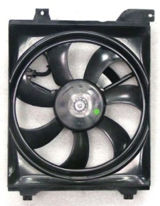 Ventilator radiator (cu carcasa) potrivit KIA RIO II 1.4/1.6 03.05-12.11 - Img 2