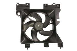 Ventilator radiator Dreapta (cu carcasa) potrivit CITROEN BERLINGO, BERLINGO/MINIVAN, XSARA, XSARA PICASSO, XSARA/HATCHBACK, XSARA/KOMBI; PEUGEOT PARTNER, PARTNER ORIGIN 1.1-Electric 06.96-12.15 - Img 1