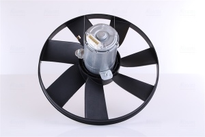 Ventilator radiator Stanga potrivit SEAT CORDOBA, CORDOBA VARIO, IBIZA II, INCA; VW CADDY II, CADDY II/MINIVAN, CORRADO, GOLF II, GOLF III, GOLF IV, PASSAT B3/B4, POLO 1.4-2.0 10.86-12.02 - Img 1