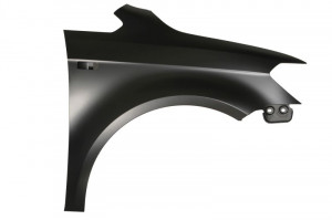 Aripa fata Dreapta cu orificii, otel, galvanizat, certificat CZ potrivit VW CADDY ALLTRACK, CADDY ALLTRACK/MINIVAN, CADDY IV, CADDY IV/MINIVAN dupa 2015