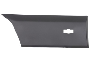 Bandou aripa Dreapta Spate potrivit FORD TRANSIT VI V363 FL dupa 2018 - (negru, cu gaura de lumina libera; model lung; roti duble spate)