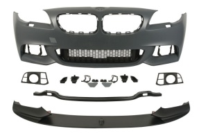 Bara Fata, M PERFORMANCE, cu grilaje, cu locas lampa ceata, cu locas spalator faruri, grunduit potrivit BMW 5 F10, 5 F11 2013-2017