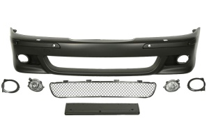 Bara Fata, pachet M, complet, cu locas lampa ceata, cu locas spalator faruri, cu locas senzorii parcare, cu suport gauri, grund potrivit BMW 5 E39