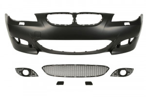 Bara fata pachet M, cu grilaj, cu locas lampa ceata, cu locas spalator faruri, grunduit potrivit BMW 5 E60, 5 E61 2003-2007