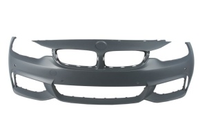 Bara Fata potrivita BMW 4 F32, F33, F82, F83 2013-2017 (fara primer Pachet M, cu orificii lampa ceata, cu orificii senzori parcare, grund)