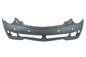 Bara protectie fata potrivita Mercedes-Benz KLASA R W251, V251 2006-2010 - grunduita, 2 gauri pentru senzori de parcare, cu suporturi de montare