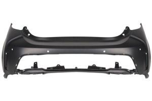 Bara protectie spate potrivita Toyota COROLLA E21 Hatchback 2018-2022 - grunduita, 6 gauri pentru senzori de parcare
