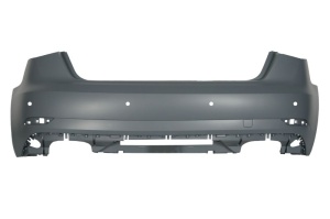 Bara Spate, cu un capac cirlig remorcare, cu locas senzorii parcare, grunduit potrivit AUDI A3 Hatchback 3D dupa 2016