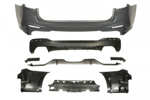Bara spate M PERFORMANCE, locas senzor parcare: 6, grunduit potrivit BMW 5 G30, F90, 5 G31 Break dupa 2017